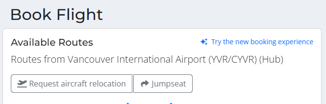 Opt-in link for the new booking experience